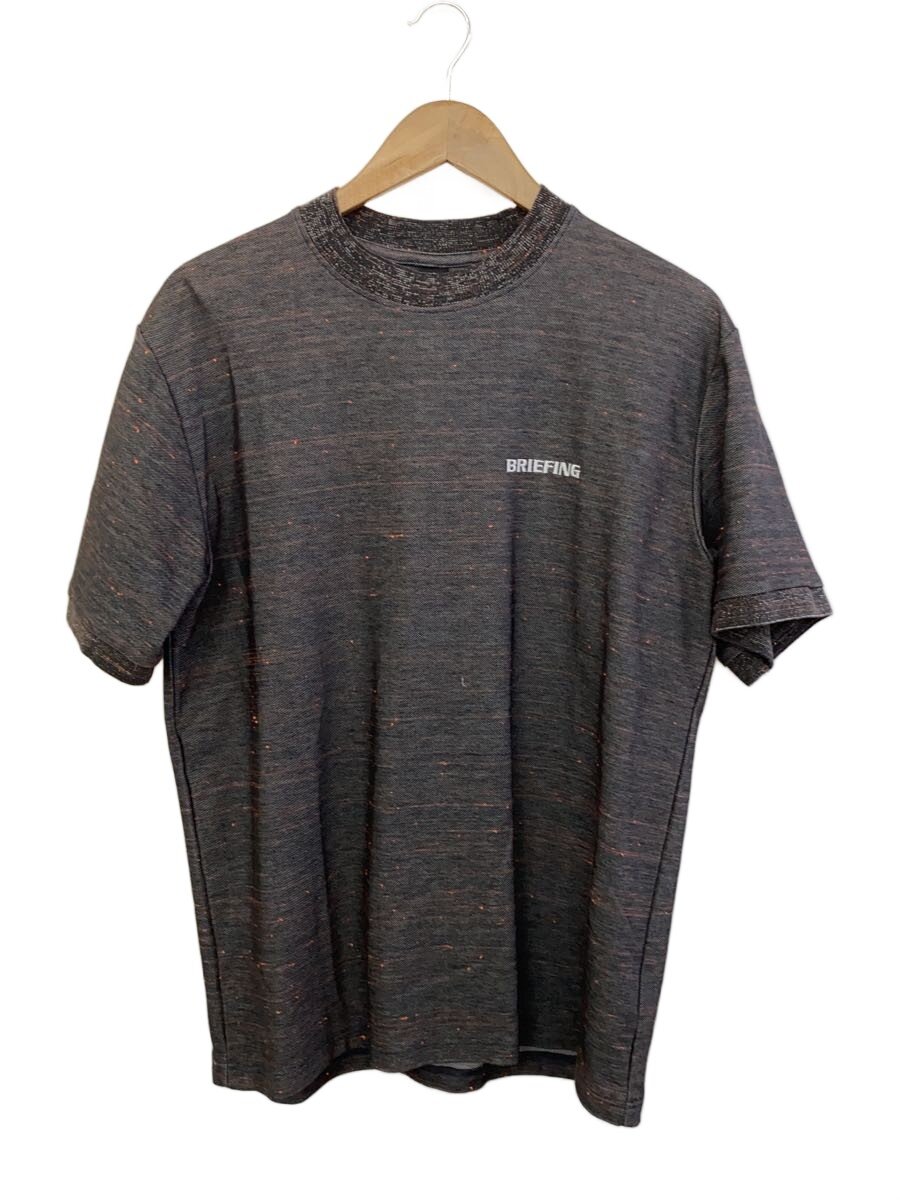 【中古】BRIEFING◆GOLF/mocT NEON MOCK NECK/プルオーバー/L/綿織物/BLK/BGS233M02【メンズウェア】