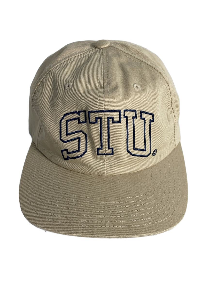 【中古】STUSSY◆旗がしら/FREE/綿織物/BEG/メンズ/1311066【服飾雑貨他】