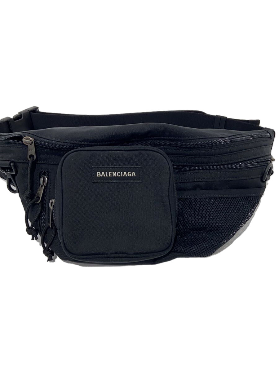 【中古】BALENCIAGA◆酉の方角御徒面子/ナイロン/BLK/620261//【御徒面子】