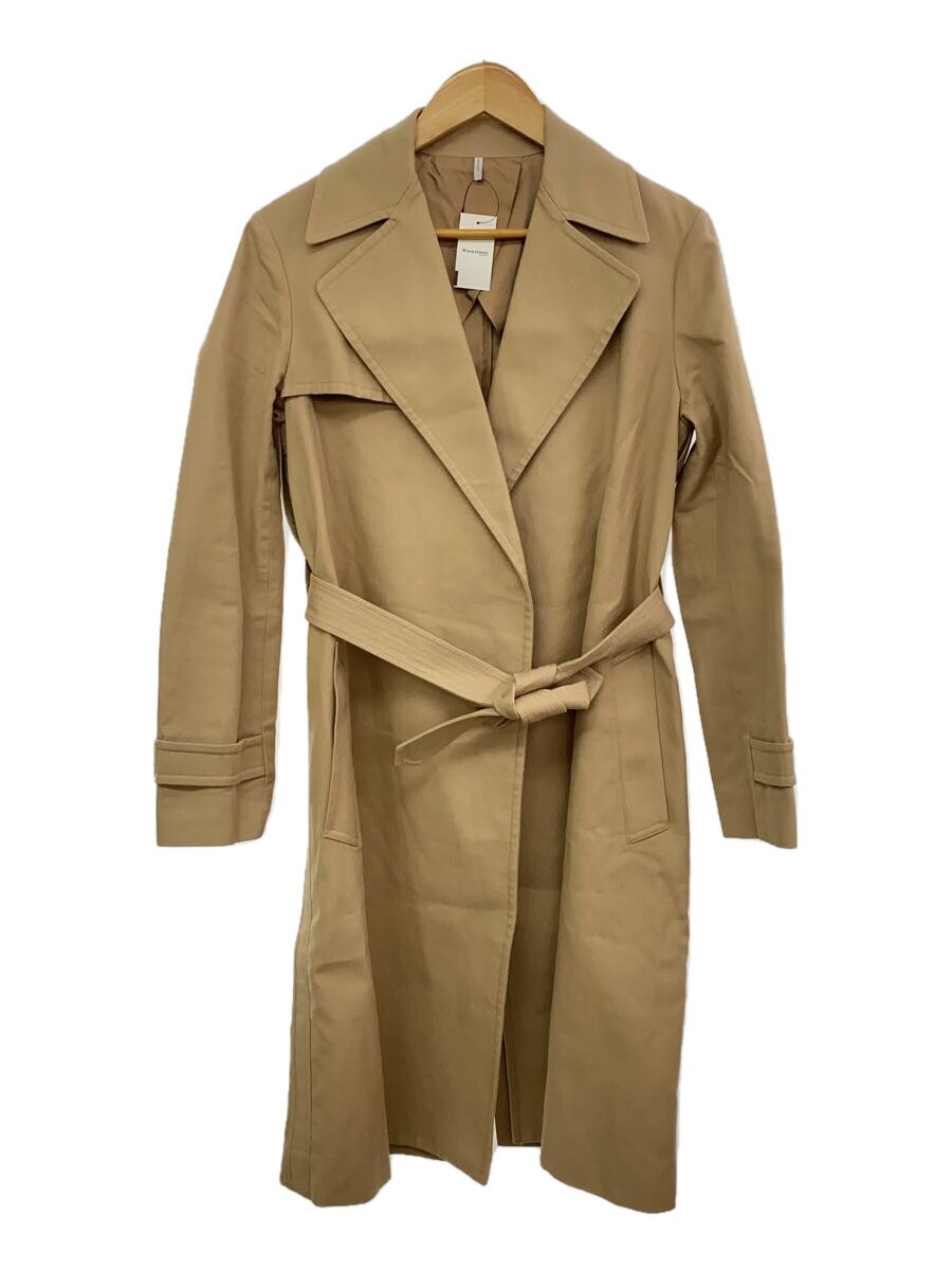 【中古】Helmut Lang◆チェスターコート/S/綿織物/CML/無地/16-6109010//【レディース御召しもの】