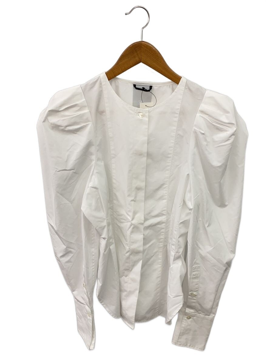 【中古】MIOSMOKEY◆長袖プルオーバー/38/綿織物/WHT/無地/232ST002//【レディース御召しもの】