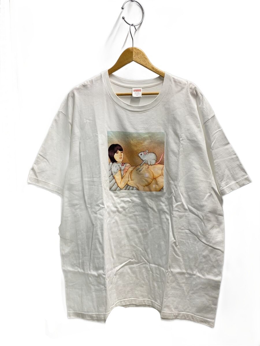 【中古】Supreme◆25SS/Mouse Tee/プルオーバー/XXL/綿織物/WHT//【メンズウェア】