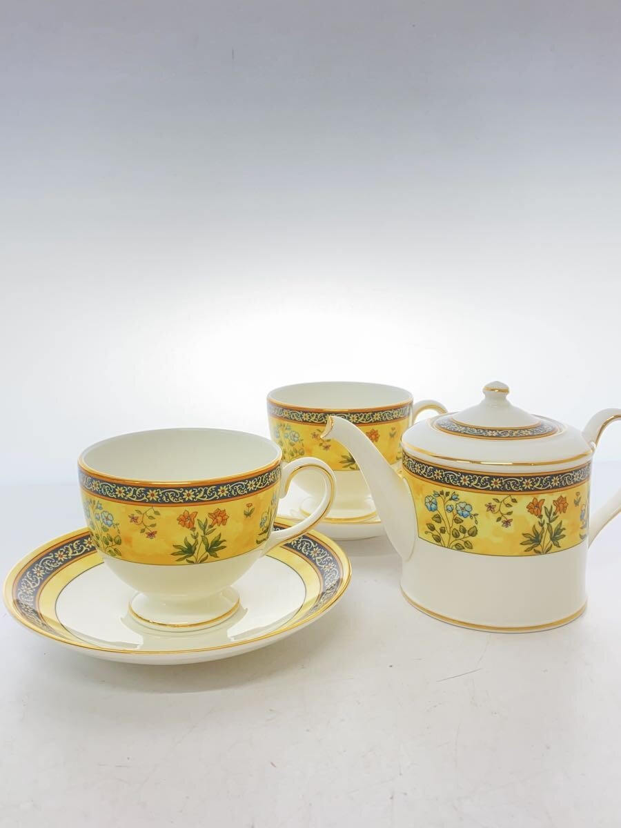 【中古】WEDGWOOD◆洋食器余分の物/3点書き割り/INDIA/インディア/ティーポット/優勝杯\u0026平円盤//【勝手もと装置】