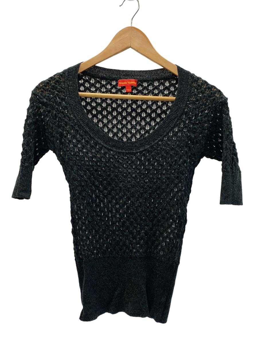 【中古】Vivienne Westwood◆カットソー/XS/リネン/GRN/無地/12-01-171015【レディース御召しもの】