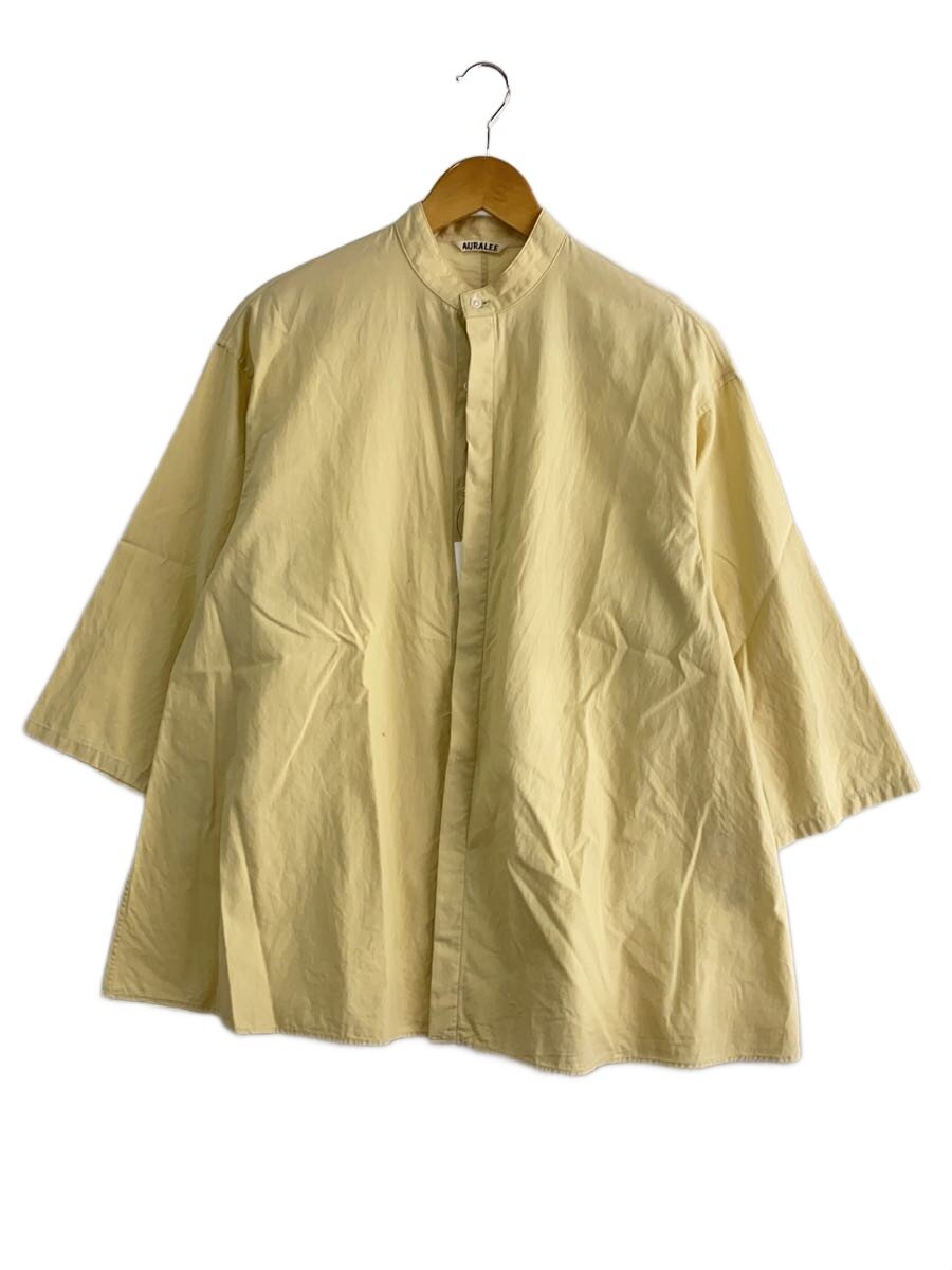 【中古】AURALEE◆７分袖プルオーバー/1/綿織物/IVO/A21SS05TN//【レディース御召しもの】
