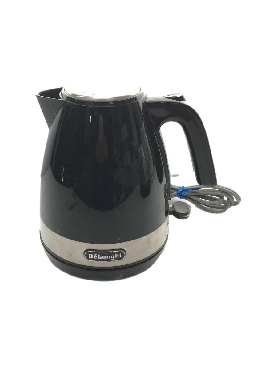 【中古】DeLonghi◆電気ポット・電気ケトル アクティブ KBLA1200J-BK [インテンス ブラック]【家電・ビジュアル・オーディオ】