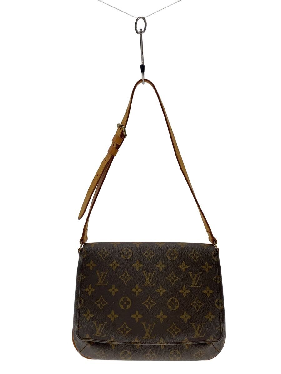 【中古】LOUIS VUITTON◆ミュゼット・タンゴ_モノグラム・キャンバス_ショートショルダー//BRW/ショルダー紐ひび割れ有【バッグ】｜2ｎｄ STREET 店