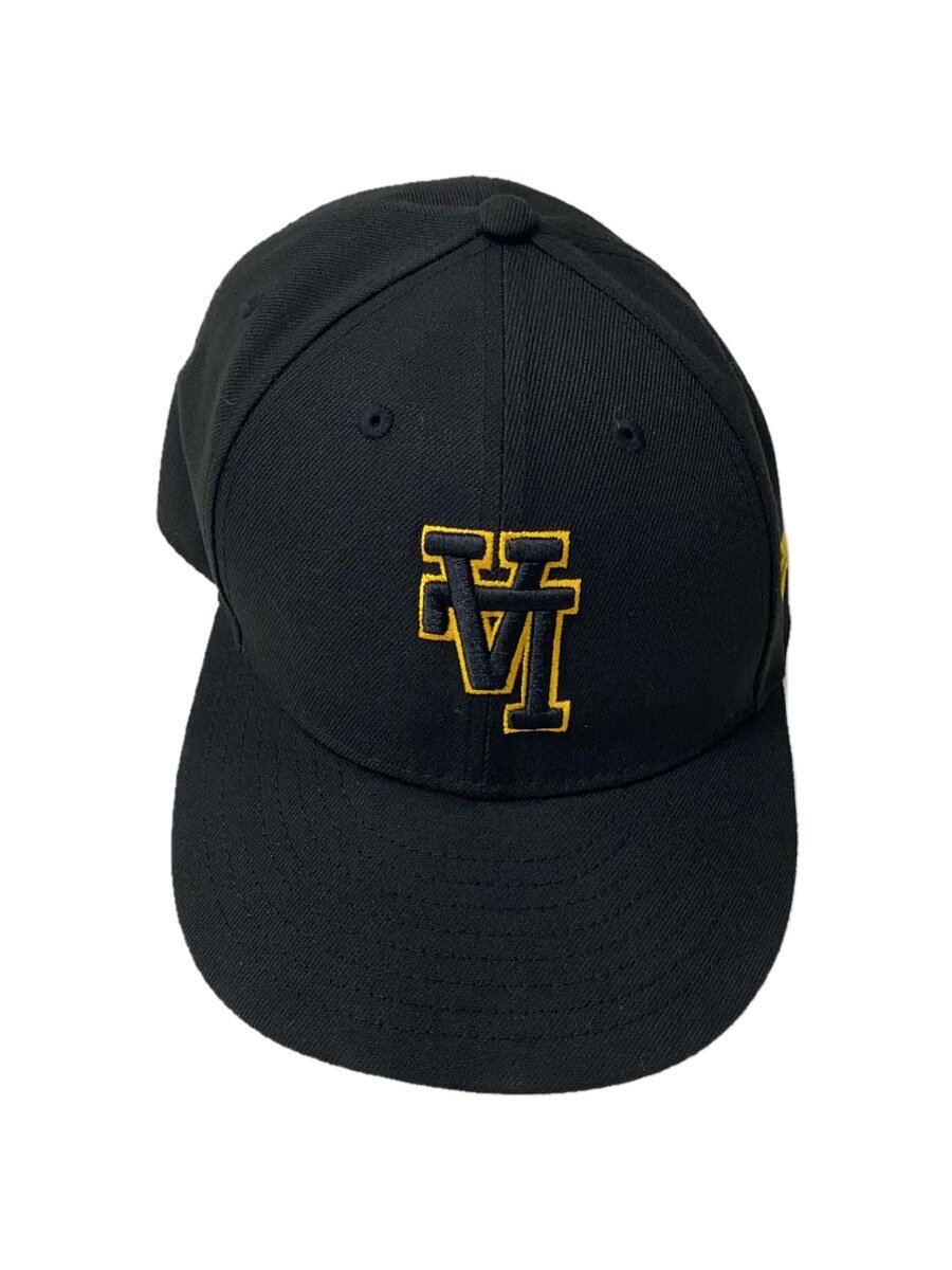 【中古】NEW ERA◆WAIPER別注/旗がしら/7 1/8/綿織物/BLK/メンズ【服飾雑貨他】