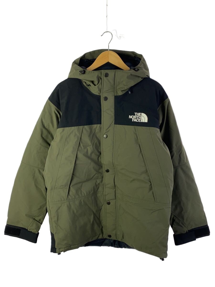 【中古】THE NORTH FACE◆MOUNTAIN DOWN JACKET_マウンテンダウンジャケット/XL/ナイロン/KHK【メンズウェア】