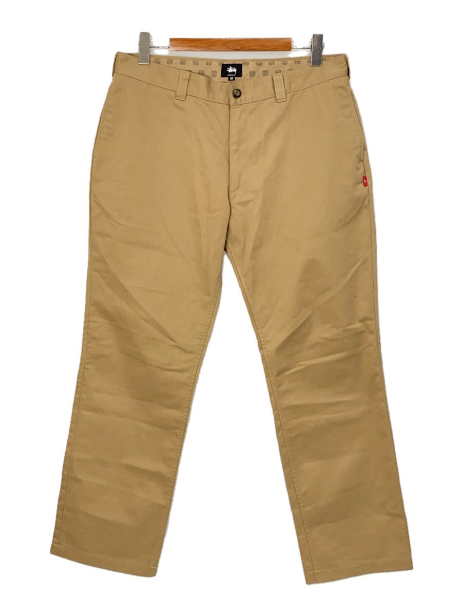 【中古】STUSSY◆下つ方/38/綿織物/BEG【メンズウェア】
