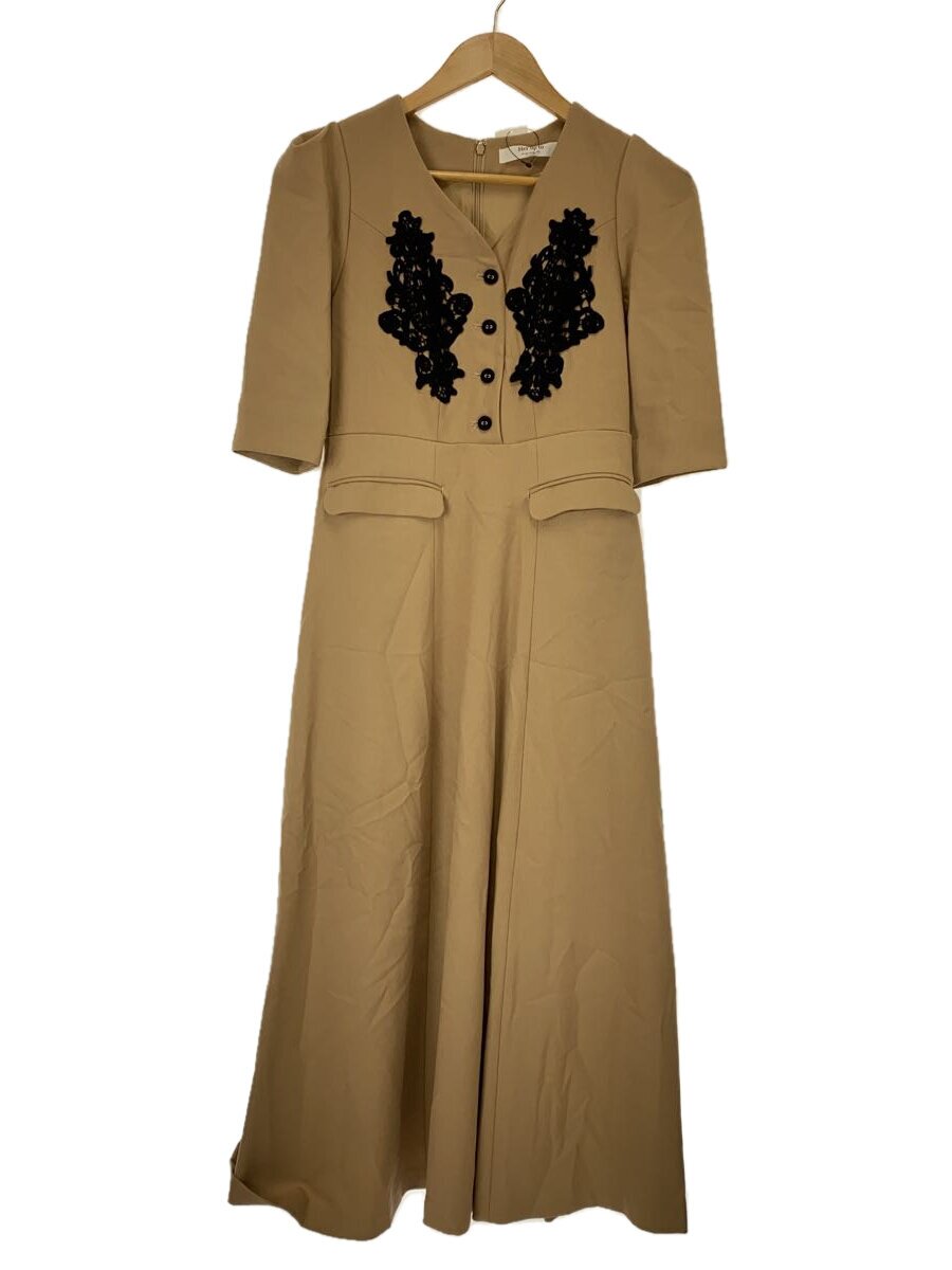 【中古】Her lip to◆Lace Motif Twill Long Dress/ワンピース/S/ポリエステル/CML/12233050【レディースウェア】｜2ｎｄ STREET 店
