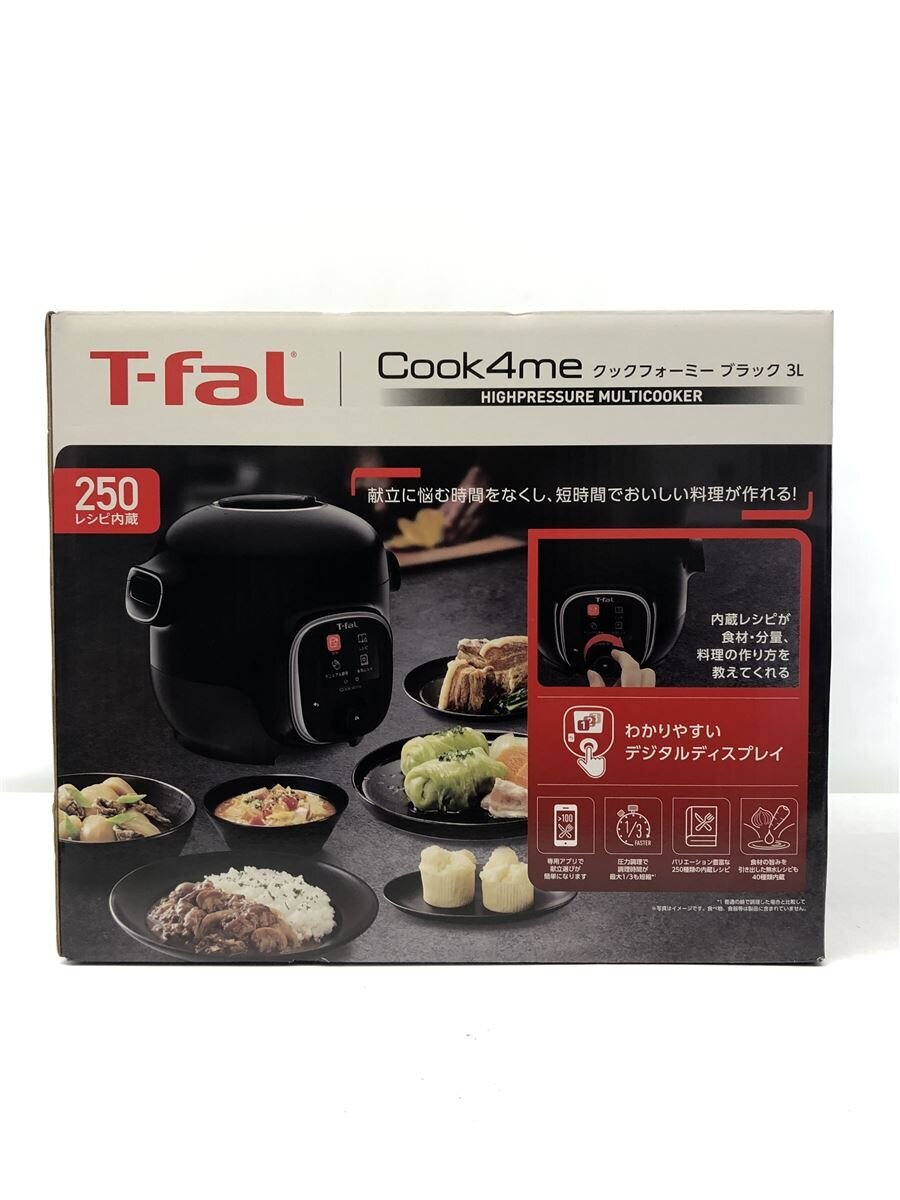 【中古】T-fal◆ティファール CY8748JP Cook4me クックフォミーブラック 3L 電気圧力鍋//【家電・ビジュアル・オーディオ】