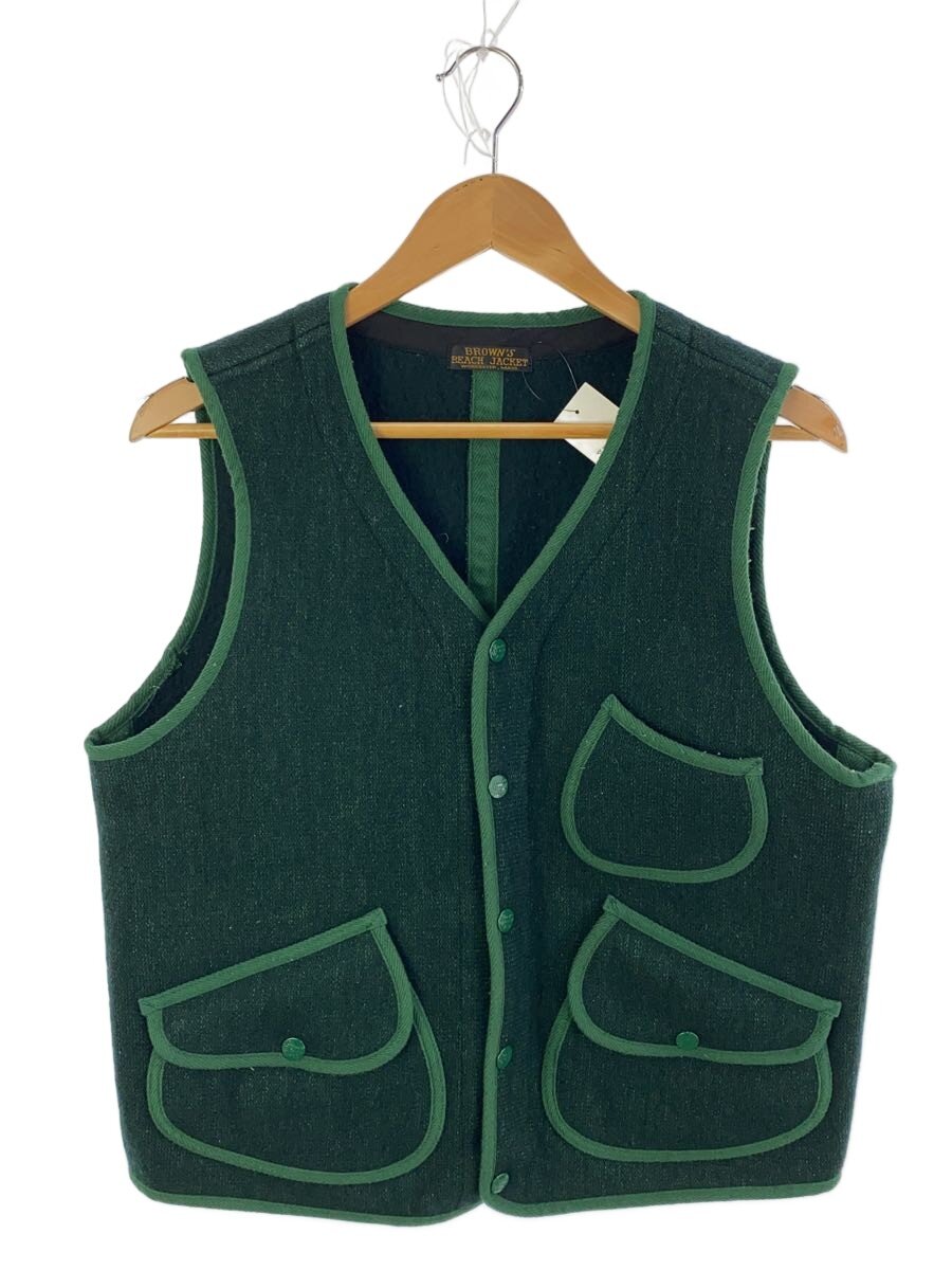 【中古】Brown’s BEACH JACKET◆より良い/38/羊毛/GRN/BBJ8-002//【メンズウェア】