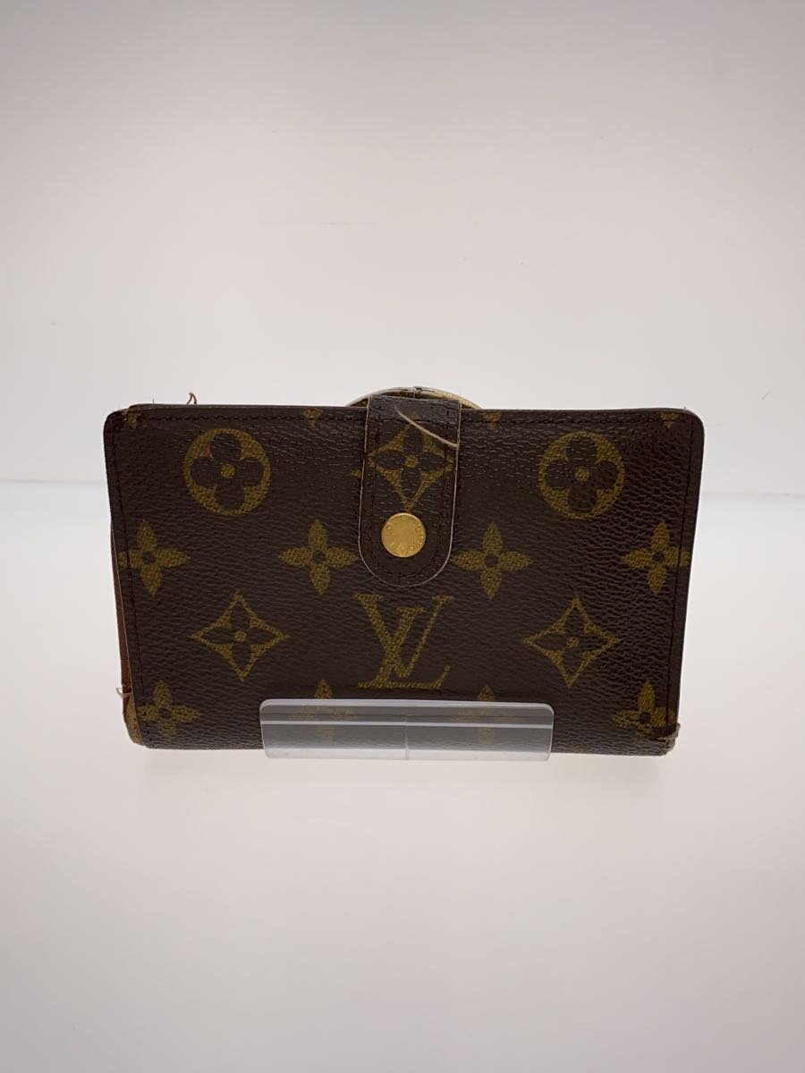 【中古】LOUIS VUITTON◆ポルト・モネ・ビエ・ヴィエノワ_モノグラム・キャンバス_BRW/PVC/BRW/総柄/レディース//【服飾雑貨他】