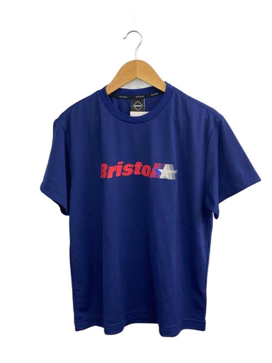 【中古】F.C.R.B.(F.C.Real Bristol)◆カットソー/S/ポリエステル/NVY/刷り上げる/FCRB-200028【メンズウェア】