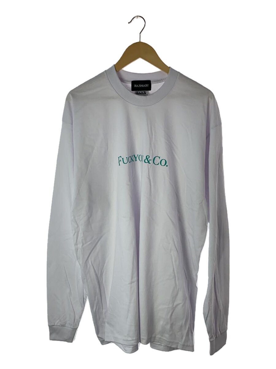 【中古】長袖カットソー/2XL/綿織物/WHT/MAJOGARY/FUCKYOU＆Co【メンズウェア】