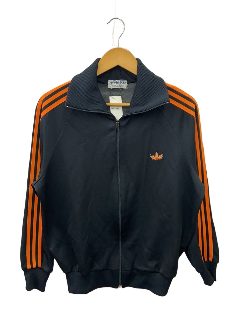 【中古】adidas◆ティーシャツ/4/ポリエステル/BLK【メンズウェア】