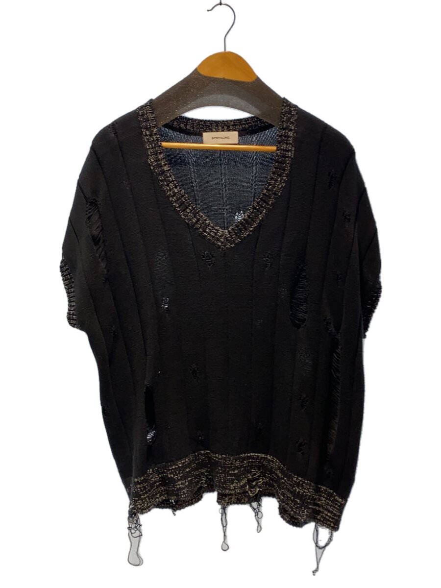 【中古】bodysong.◆BUBBLEGUM DAMAGE KV より良い/編み物より良い/FREE/綿織物/BLK/BS231301【レディース御召しもの】