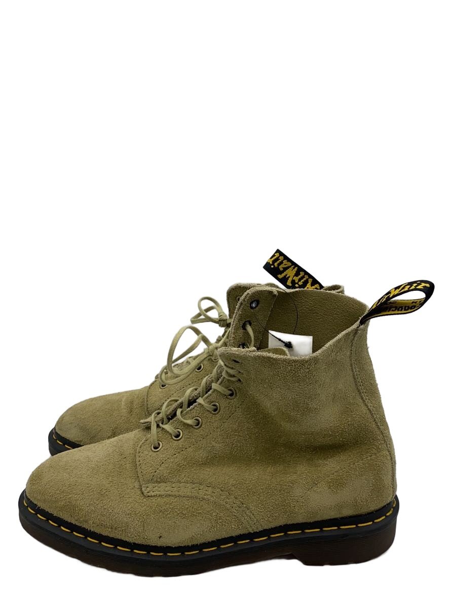 【中古】Dr.Martens◆1460pascal/レースアップブーツ/UK9/カーキ/スウェード【シューズ】