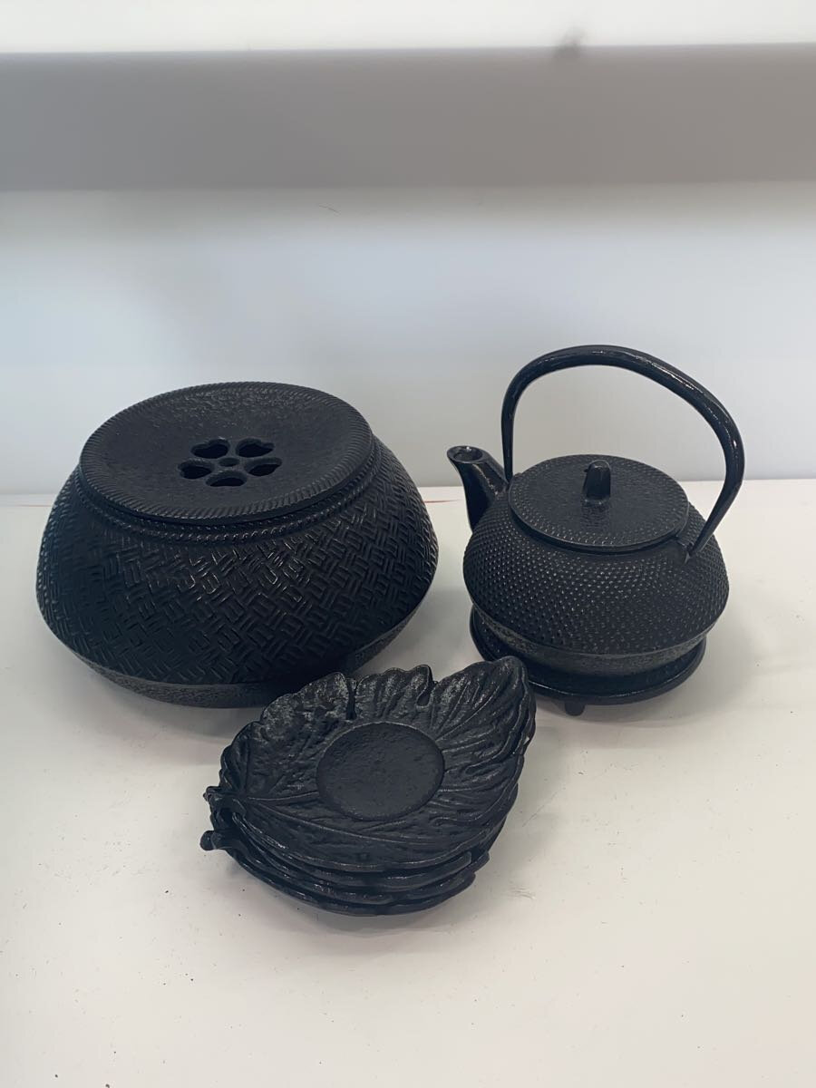 【中古】南部地方金物◆急須/鉄瓶/黒【勝手もと属具】 キッチン用品・食器・調理器具-食器・カトラリー・グラス-その他