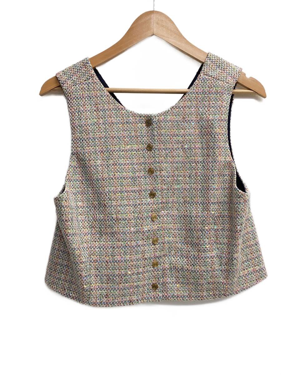 【中古】TOMORROWLAND◆25SS/マリースパンコール2WAYペプラムジレ/ジレベスト/36/14-07-51-07005【レディースウェア】|2nd STREET 店