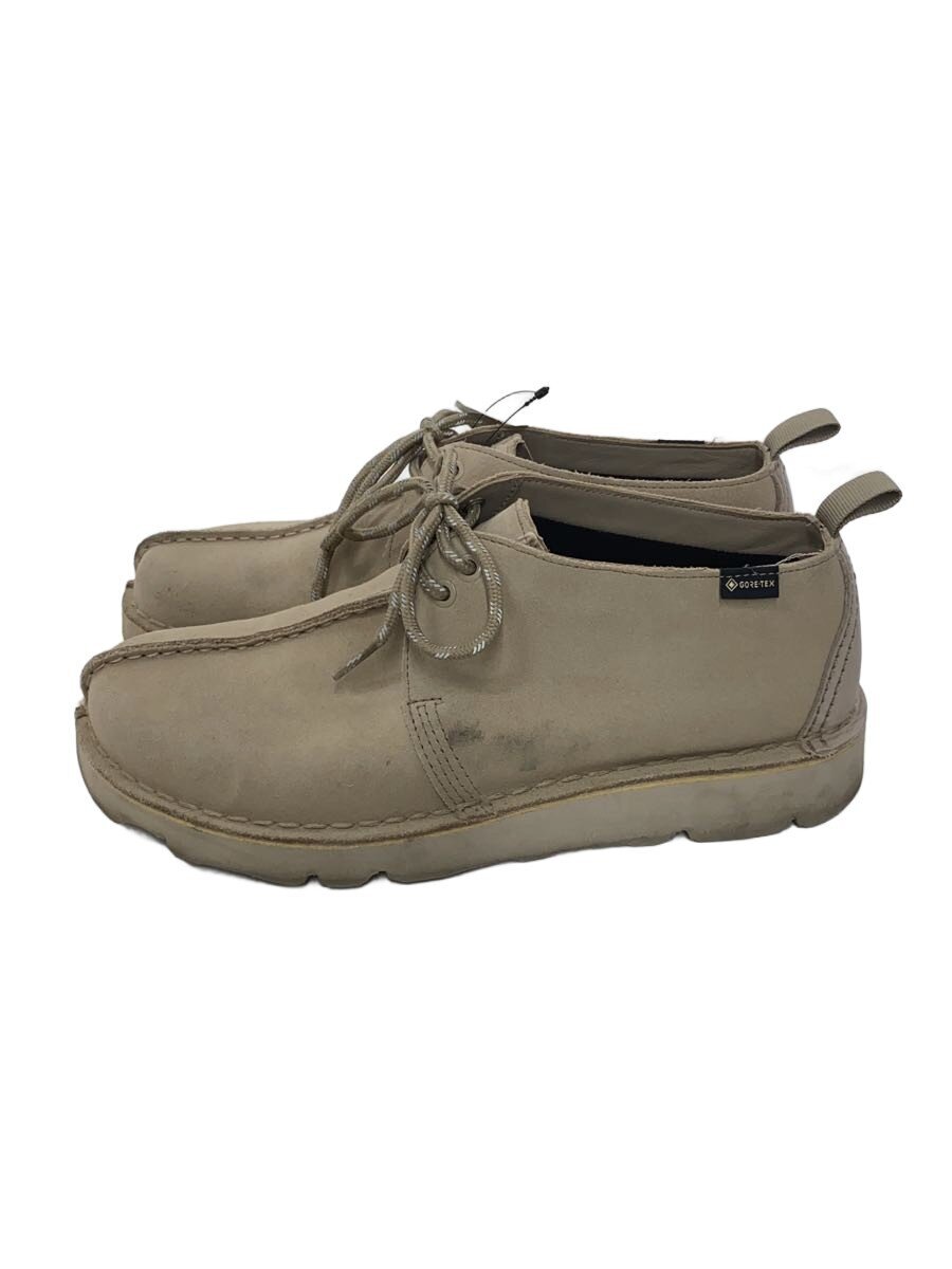 【中古】Clarks◆シューズ/26.5糎/皮膚軟化剤/ベージュ/21621【シューズ】