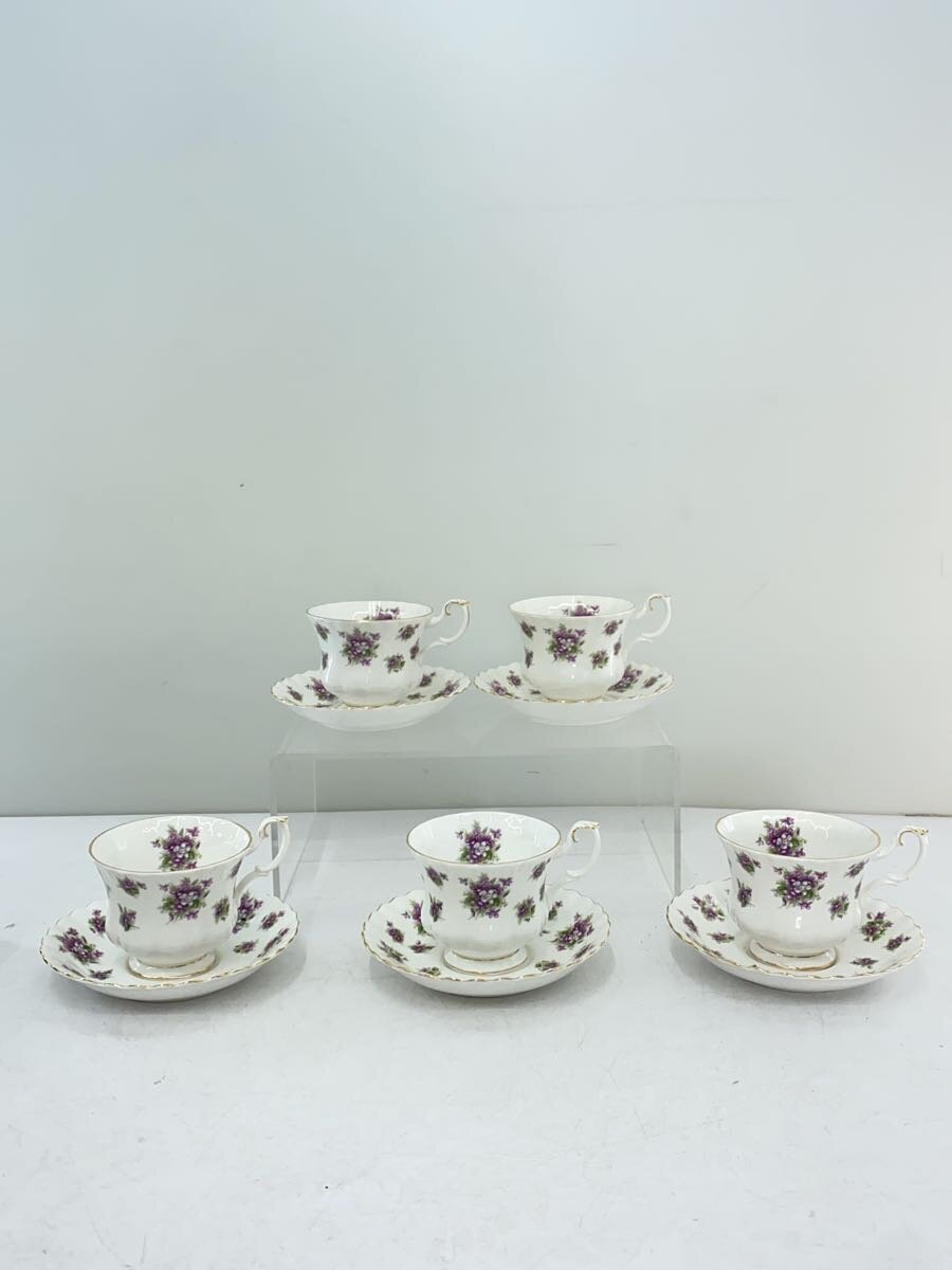 【中古】Royal Albert◆カップ&ソーサー/5点セット【キッチン用品】