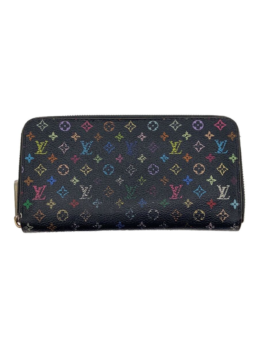 【中古】LOUIS VUITTON◆ジッピー・ウォレット_モノグラム・マルチカラー_マルチカラー/PVC/マルチカラー/レディース【服飾雑貨他】