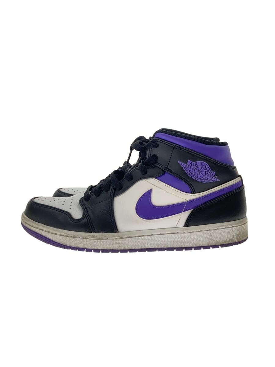 【中古】NIKE◆AIR JORDAN 1 MID_エアジョーダン 1 ミッド/27.5cm/PUP【シューズ】｜2ｎｄ STREET 店