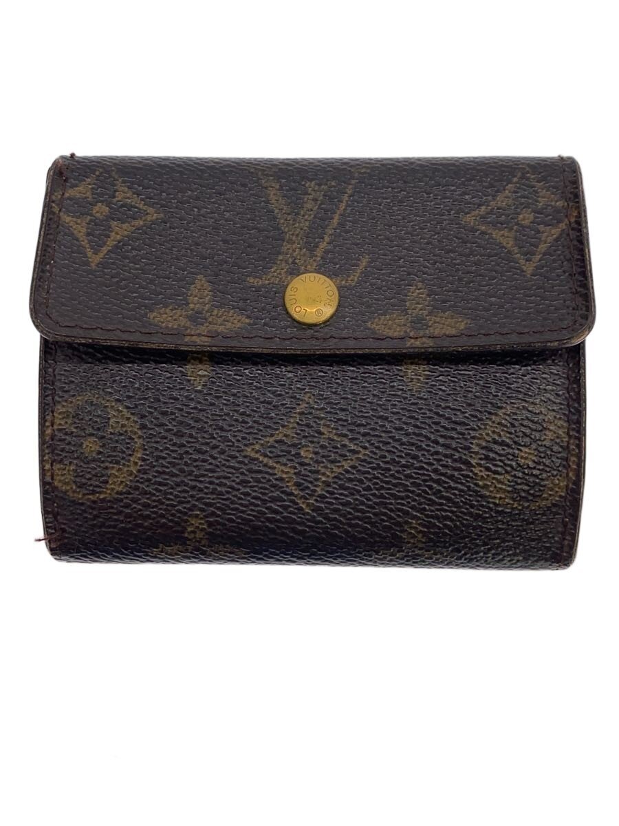 【中古】LOUIS VUITTON◆ラドロー_モノグラム・帆布/PVC/BRW/メンズ【服飾雑貨他】