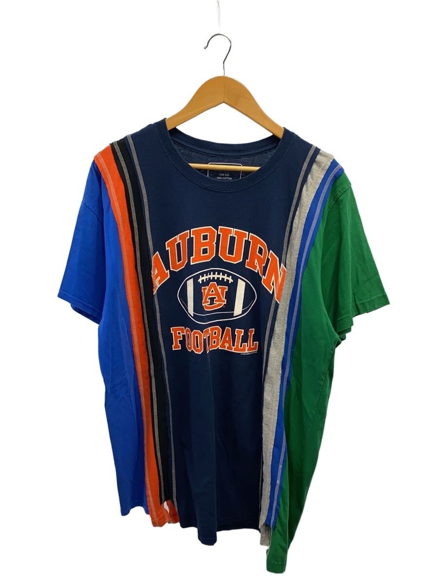 【中古】Rebuild by Needles◆7 CUT WIDE TEE/リメイク/one/綿織物/マルチ色合い/総柄/MR363【メンズウェア】