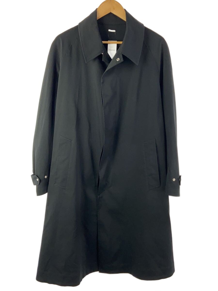 【中古】ステンカラーコート/46/ポリエステル/BLK【メンズウェア】|2nd STREET 店