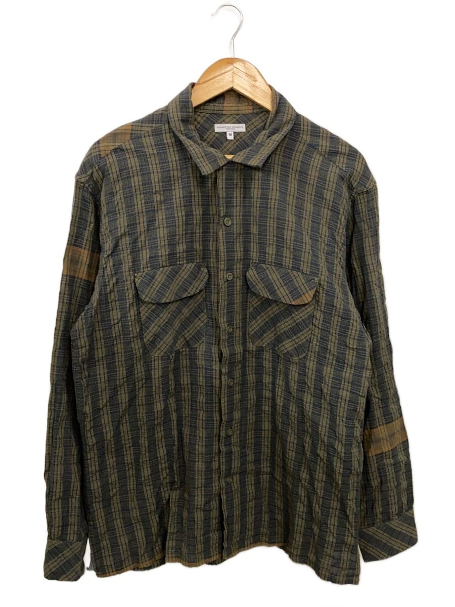 【中古】Engineered Garments◆長袖プルオーバー/M/綿織物/KHK/読み合わせる【メンズウェア】