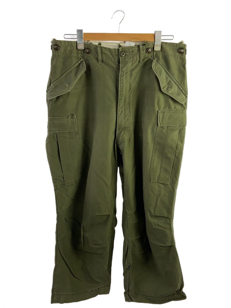 【中古】US.ARMY◆M-51/CONMAR/カーゴパンツ/--/綿織物/KHK/無地【メンズウェア】