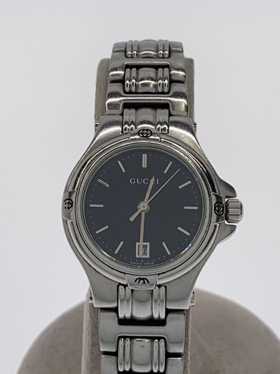 【中古】GUCCI◆クォーツ腕時計/アナログ/--/BLK/SLV//【服飾雑貨他】｜2ｎｄ STREET 店