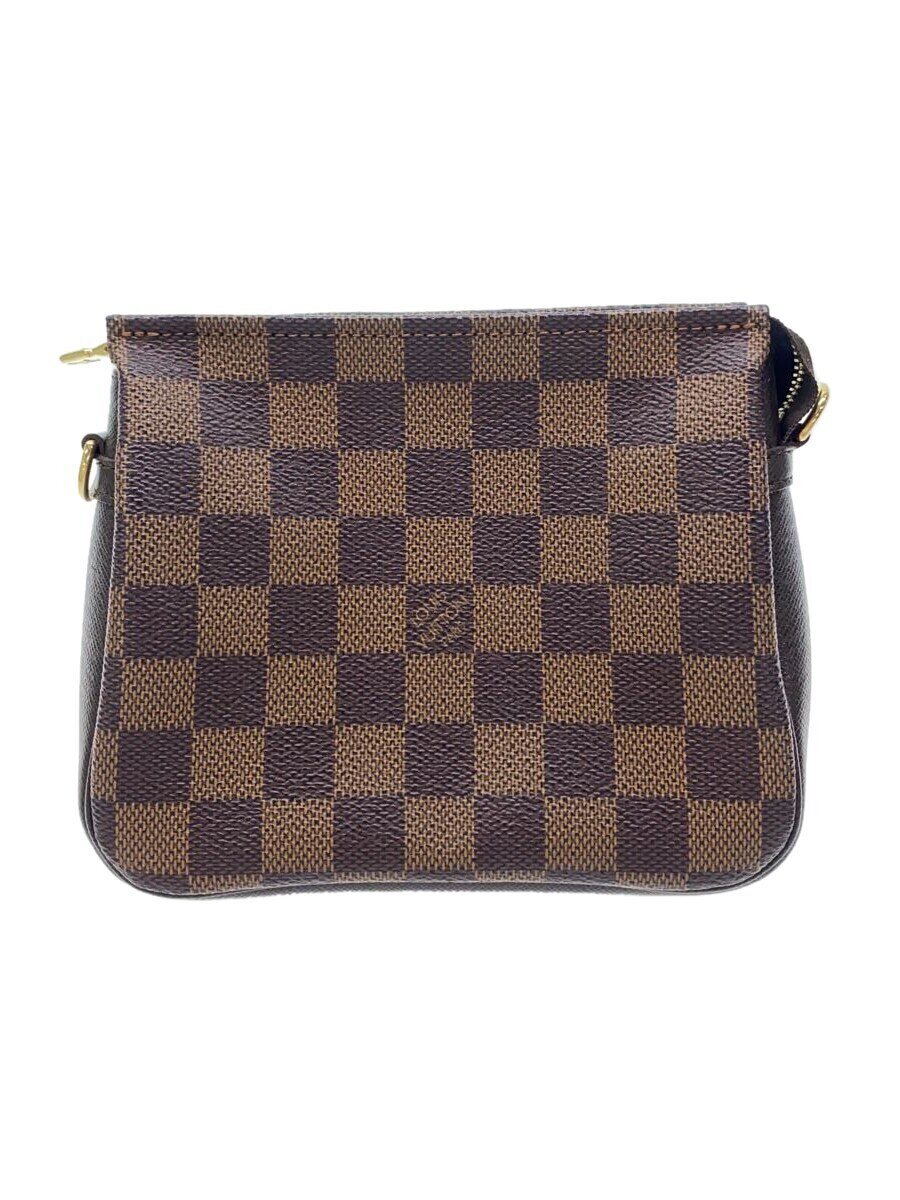 【中古】LOUIS VUITTON◆トゥールスメイクアップ_ダミエ・エベヌ_BRW/PVC/BRW/総柄【御徒面子】