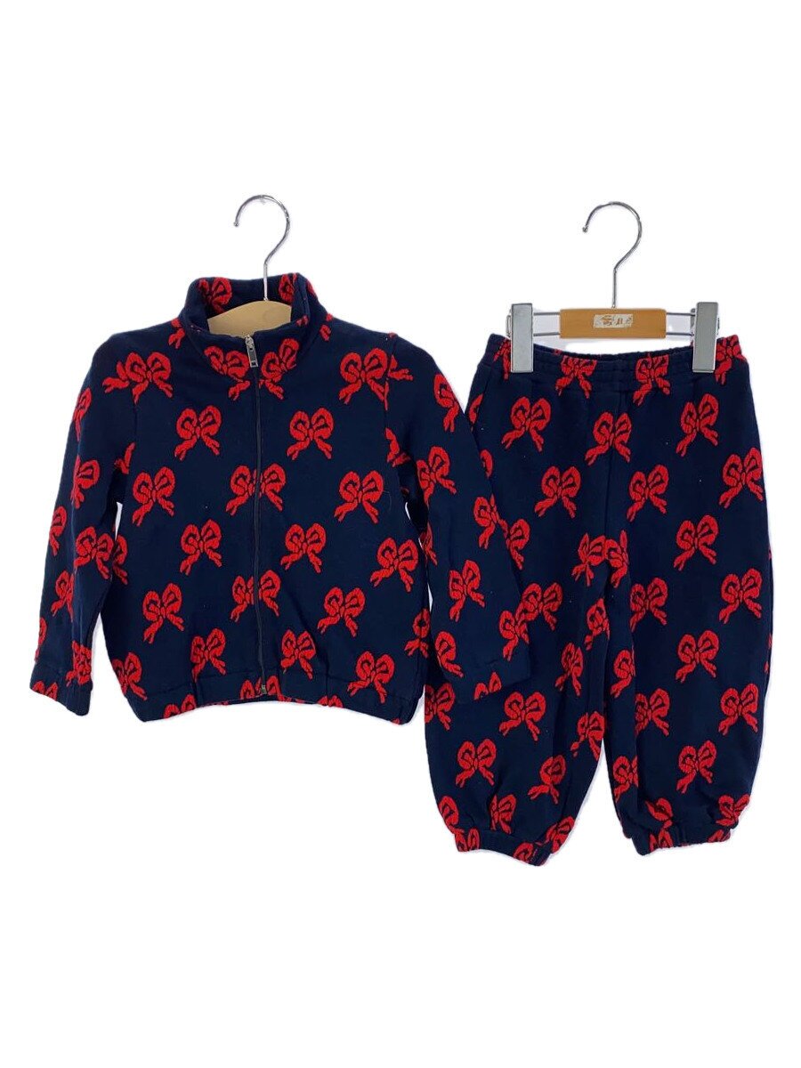 【中古】GUCCI◆セットアップ/US18-24m/綿織物/NVY/総柄/571398 XJBEG【キッズ】