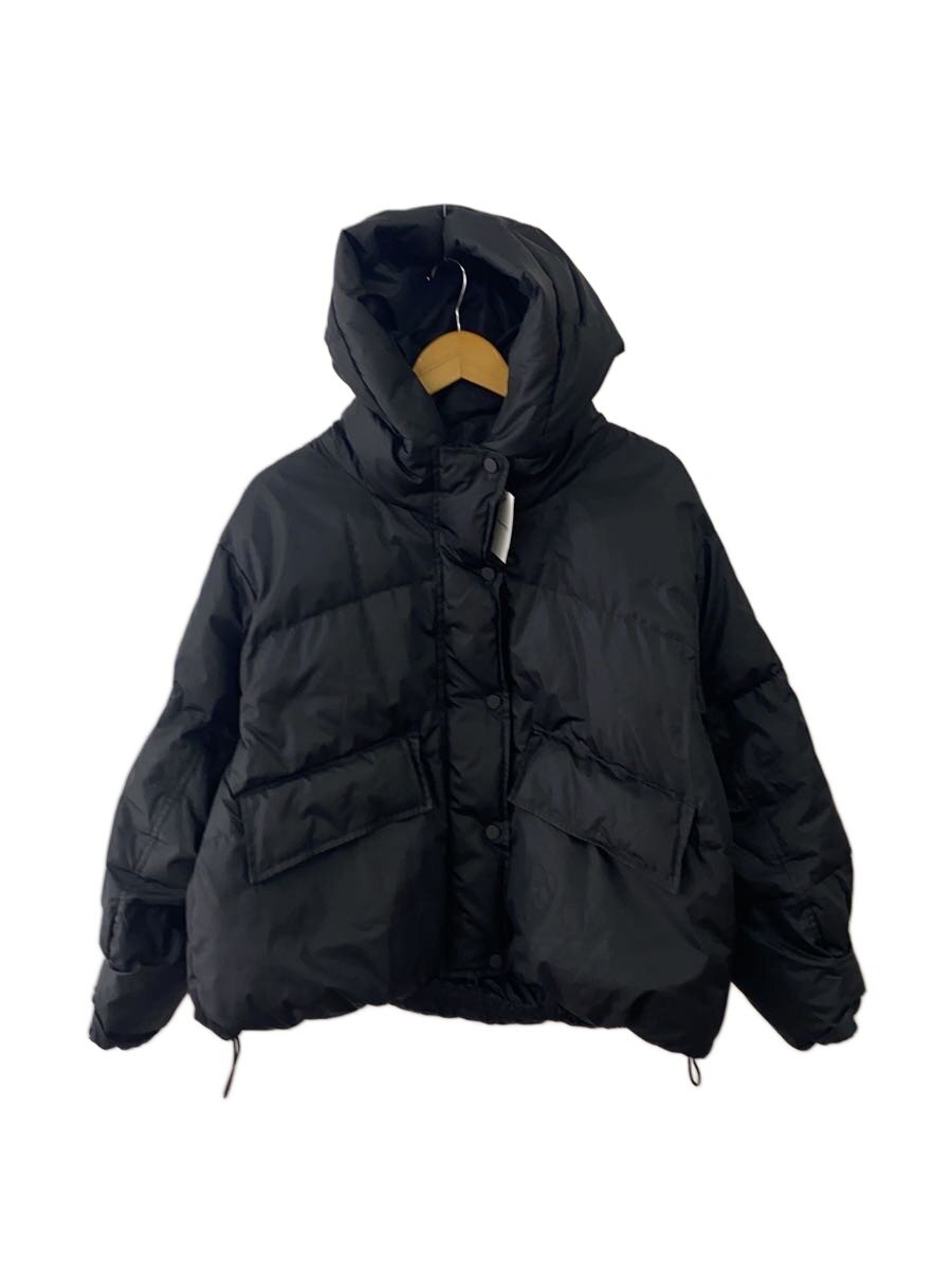 【中古】FRAY I.D◆落ち込む上衣/O/ナイロン/BLK/無地/FWFC204004//【レディース御召しもの】