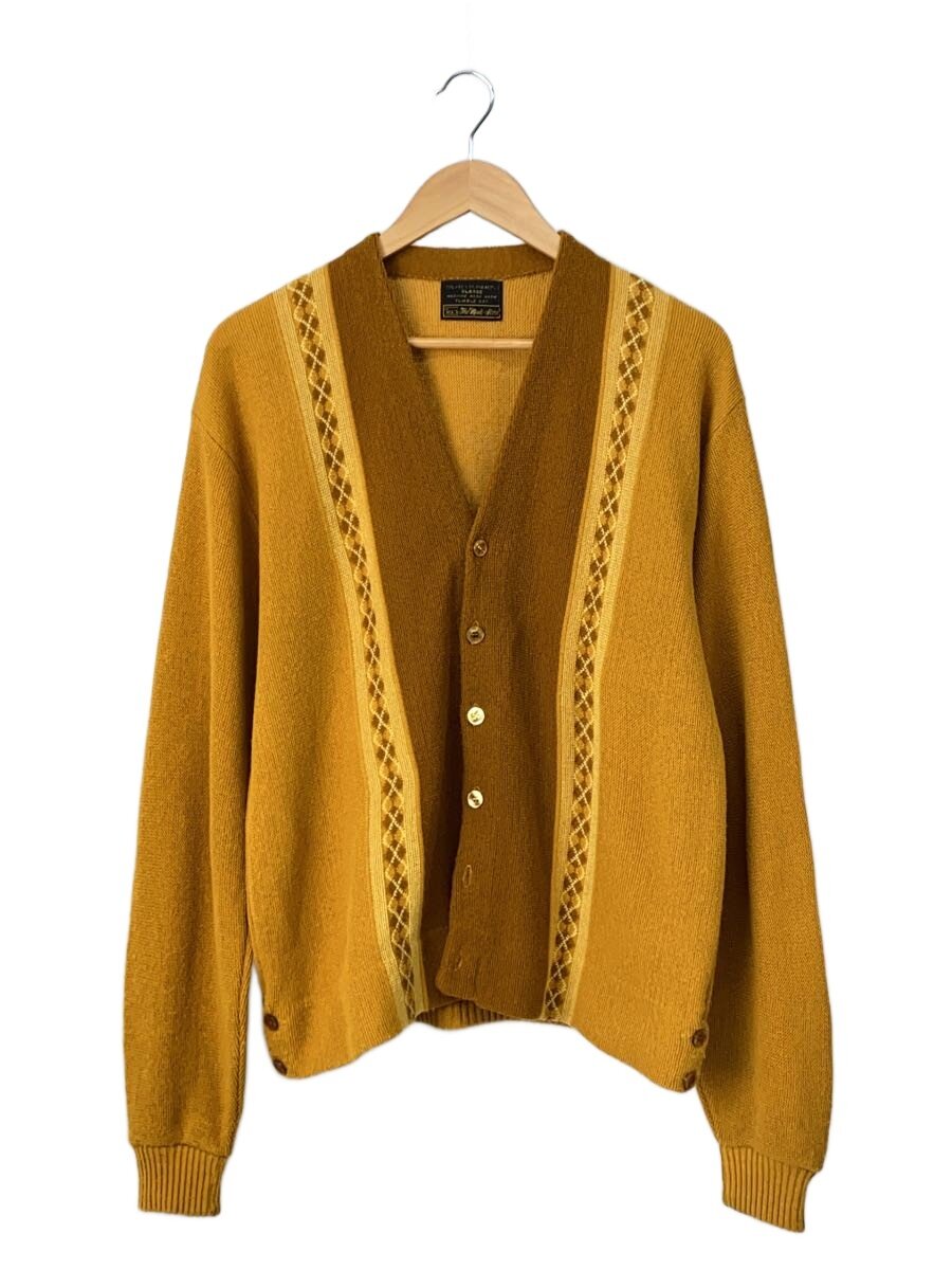 【中古】sears◆ジレー(薄っぺら)/XL/アクリル樹脂/CML/無地/70s【メンズウェア】
