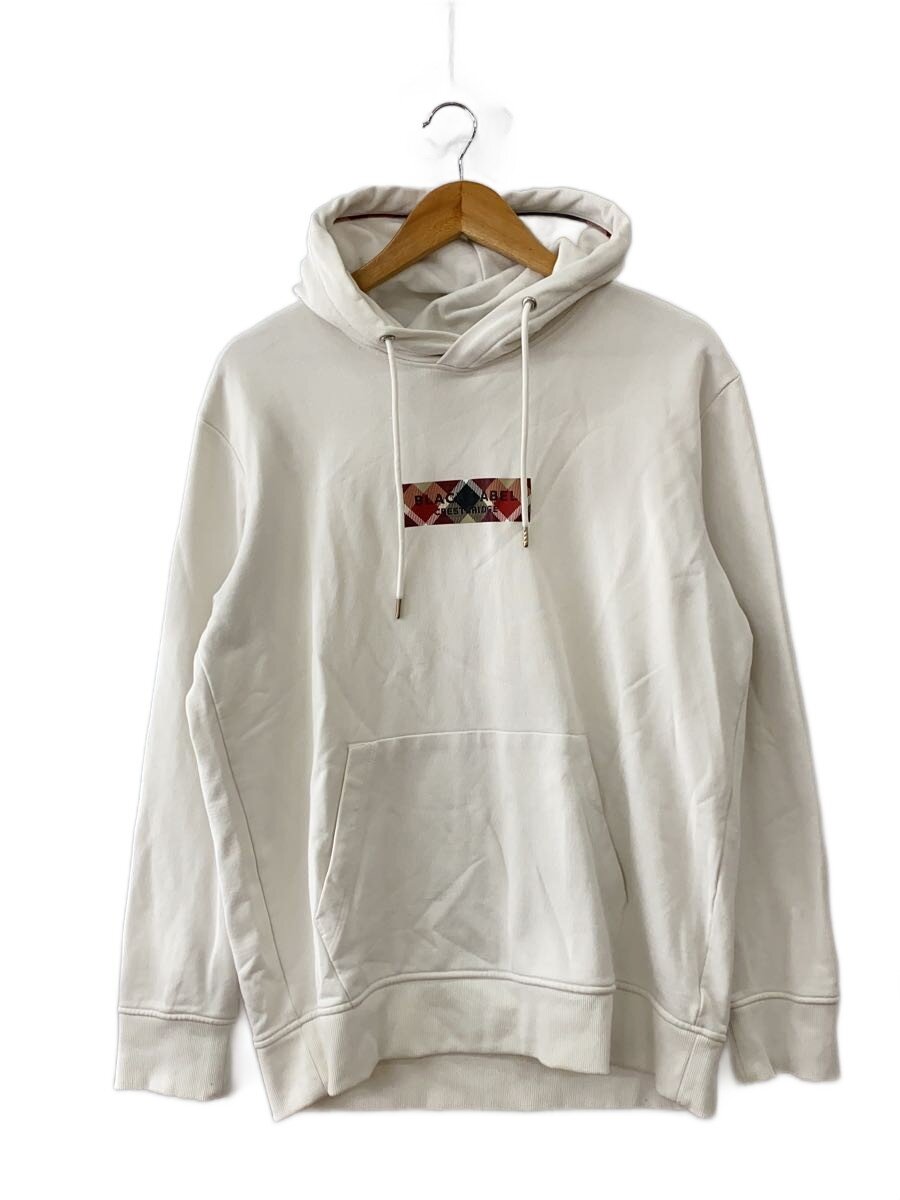 【中古】BLACK LABEL CRESTBRIDGE◆パーカー/L/綿織物/WHT/51P20-410-02//【メンズウェア】