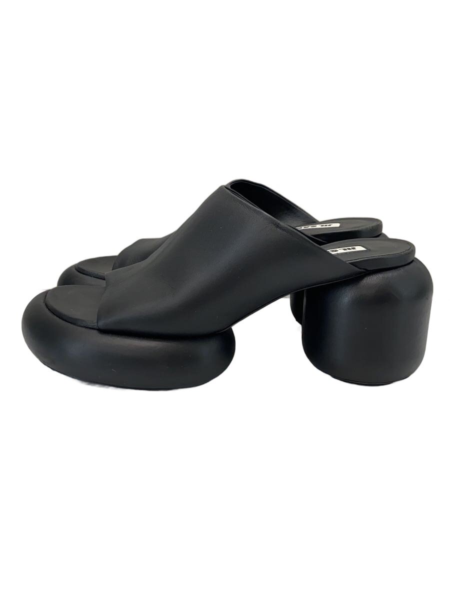 【中古】JIL SANDER◆ブロックヒールサンダル/36/BLK/J15WP0072【シューズ】