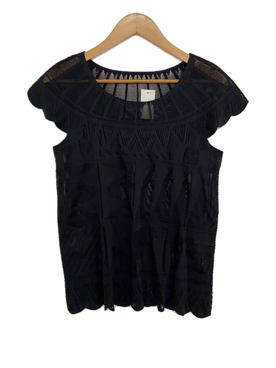 【中古】PLEATS PLEASE ISSEY MIYAKE◆半袖カットソー/3/ナイロン/BLK/lk964//【レディース御召しもの】