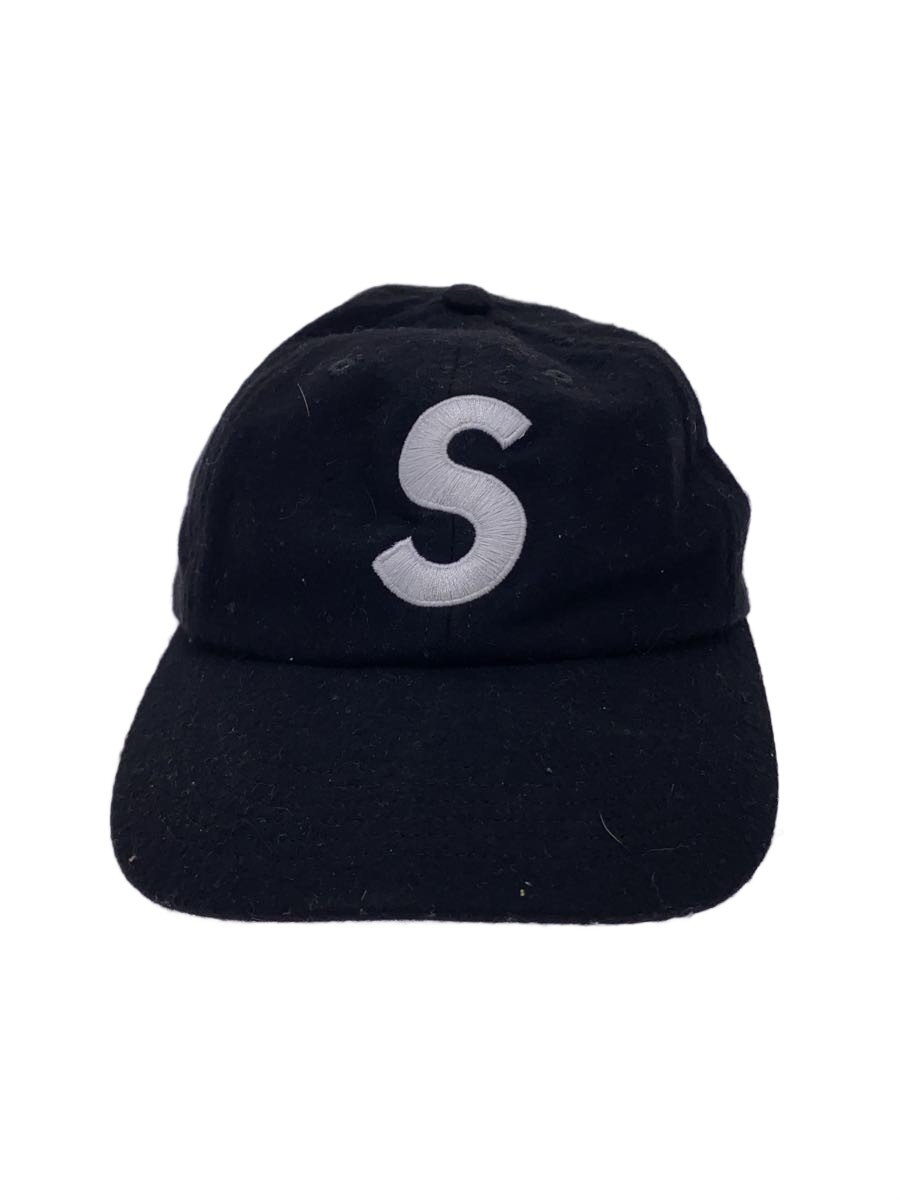 【中古】Supreme◆Wool S Logo 6-Panel Cap/羊毛/BLK//【服飾雑貨他】