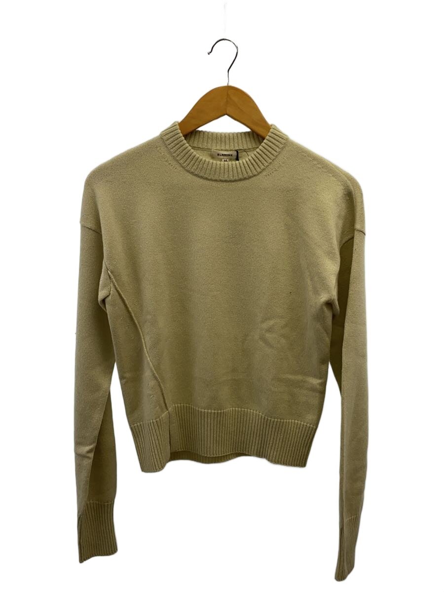 【中古】BLAMINK◆クルーネックニット・セーター/36/カシミア&times;シルク/IVO/7913-230-0280【レディースウェア】｜2ｎｄ STREET 店 19,994円