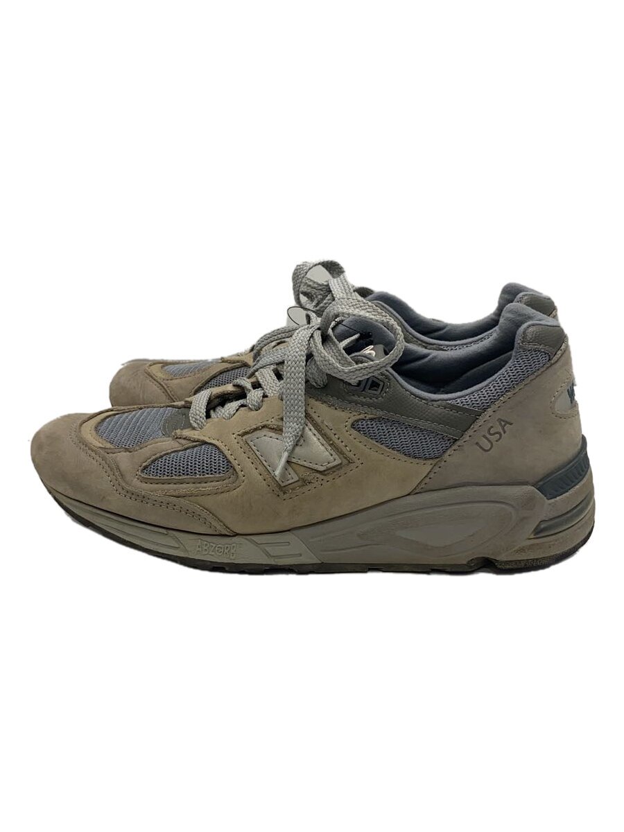 【中古】NEW BALANCE◆ローカットスニーカー/26.5糎/GRY/m990wt2/usa製【シューズ】
