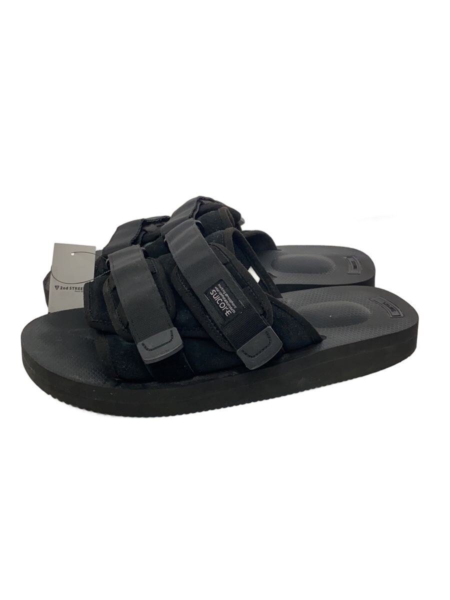 【中古】vibram◆サンダル/28糎/黒いこと/黒/神通力磁気テープ【シューズ】