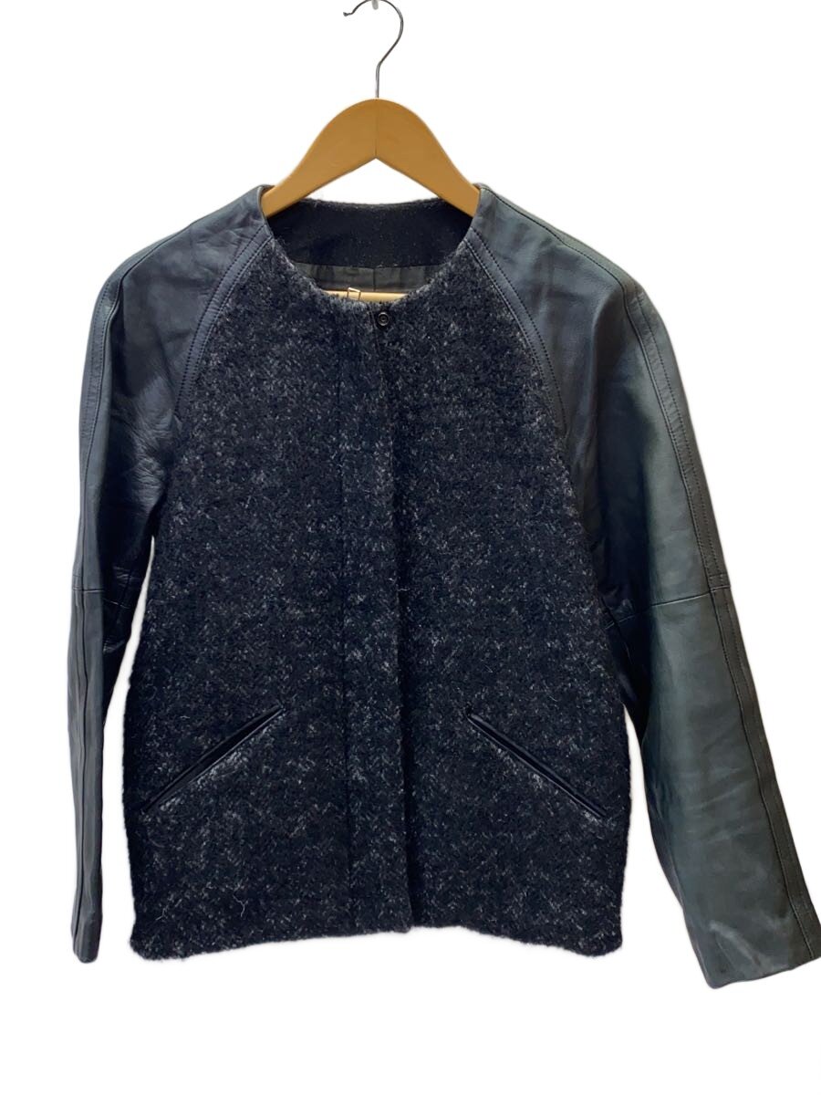 【中古】MACPHEE◆上衣/38/羊毛/BLK/12-08-35-08304【メンズウェア】