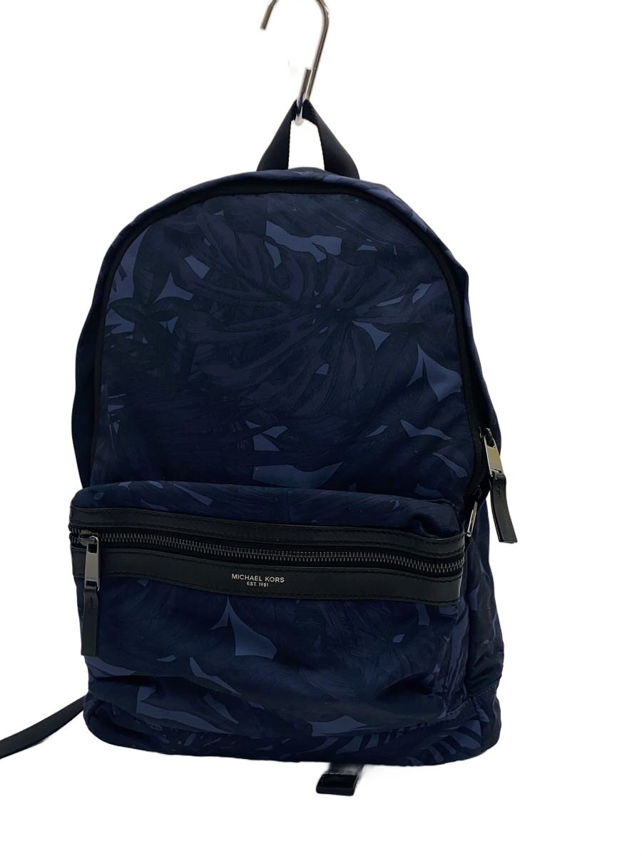 【中古】MICHAEL KORS◆背嚢/--/BLU/総柄/33S8LKNB20【御徒面子】