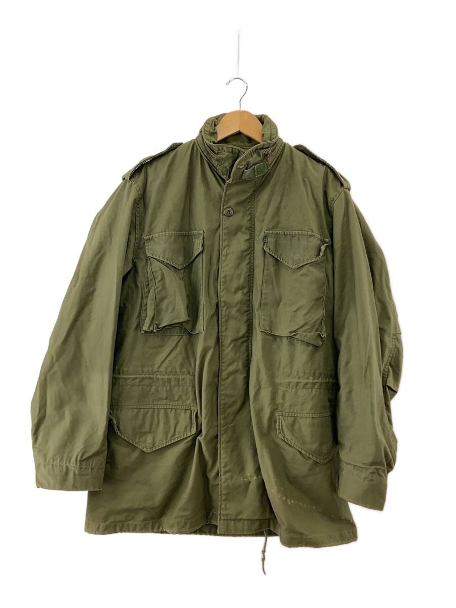 【中古】US.ARMY◆ミリタリー上衣/M/綿織物/GRN/無地【メンズウェア】
