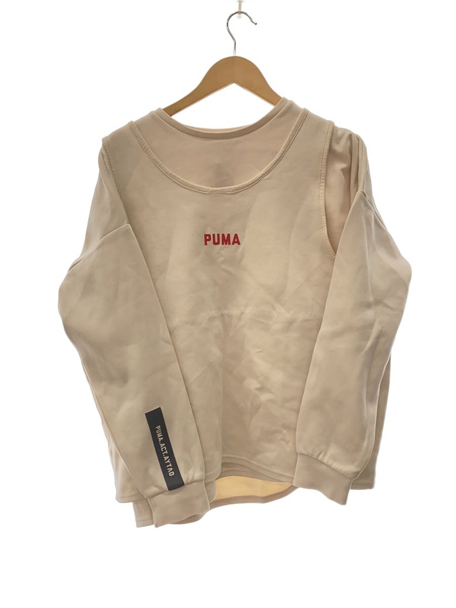 【中古】PUMA◆汗水/M/綿織物/CRM/576877-73//【メンズウェア】